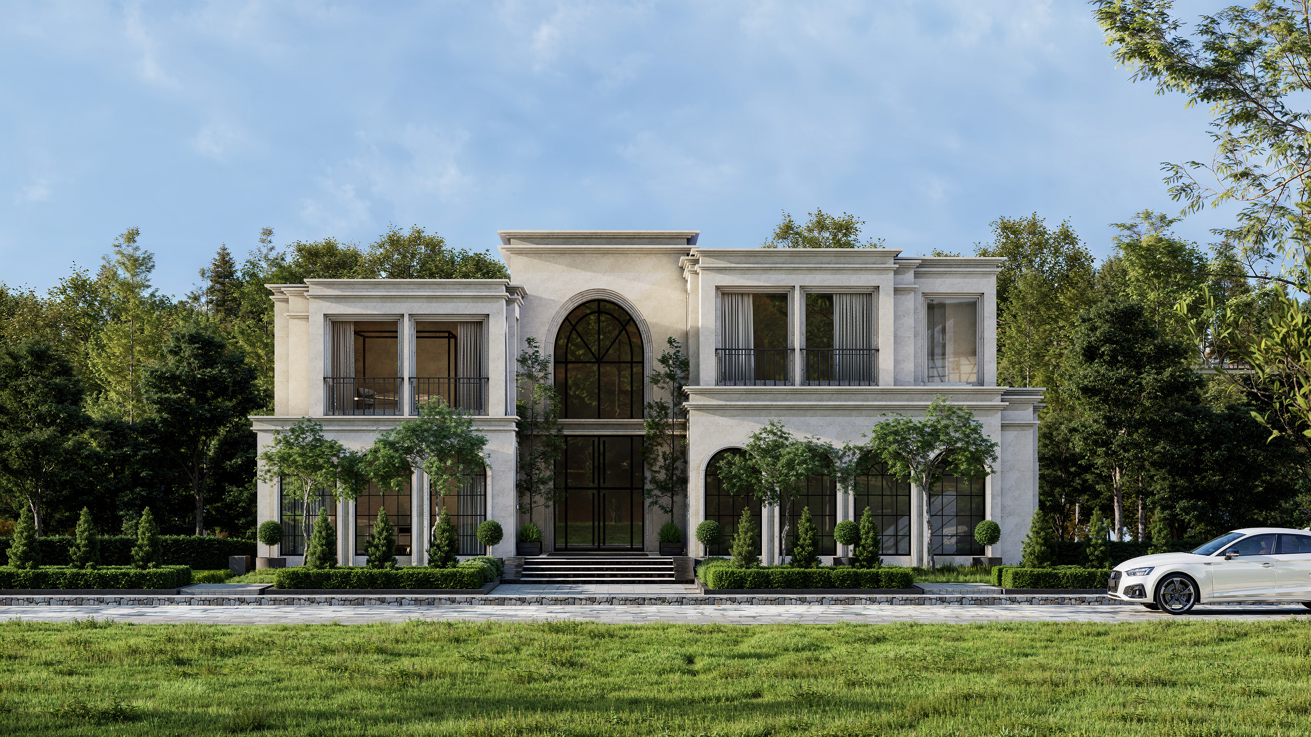 luxury classic house